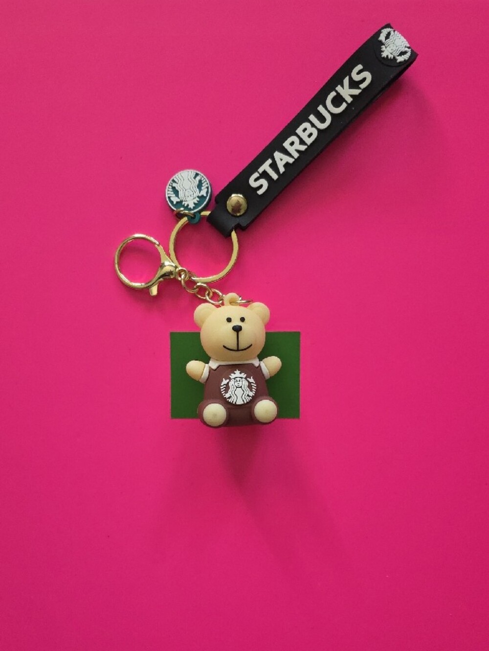 NWOT: Betsey Johnson x Starbucks Earrings & Starbucks Bear Bagcharm Set - Picture 5 of 7